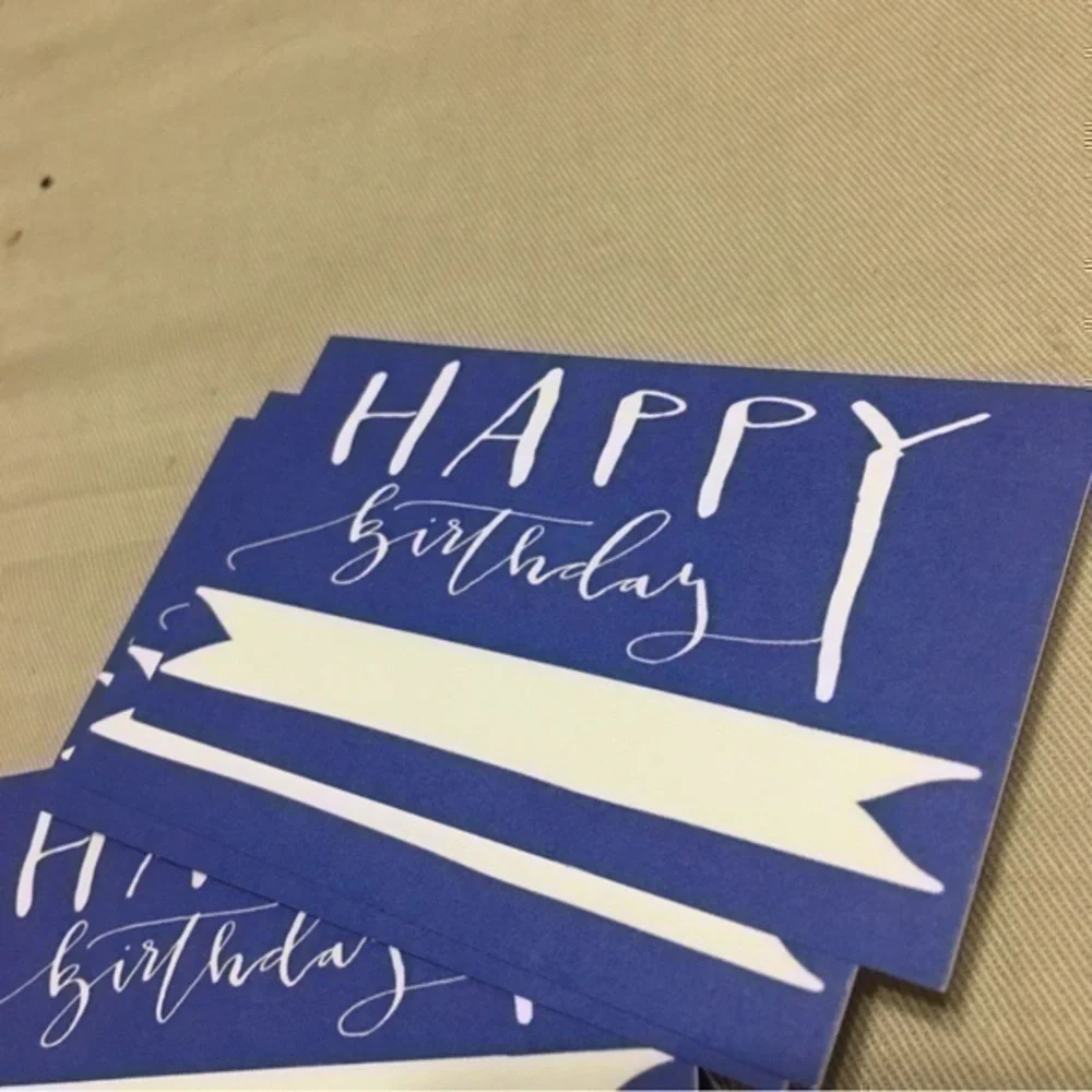 Set of 42 Happy Birthday gift tags